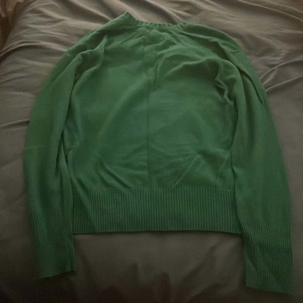 Women’s medium v neck J. Crew green sweater